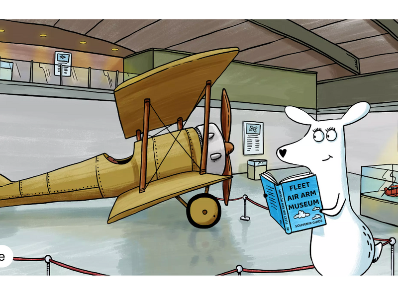 Luna at the Fleet Air Arm Museum