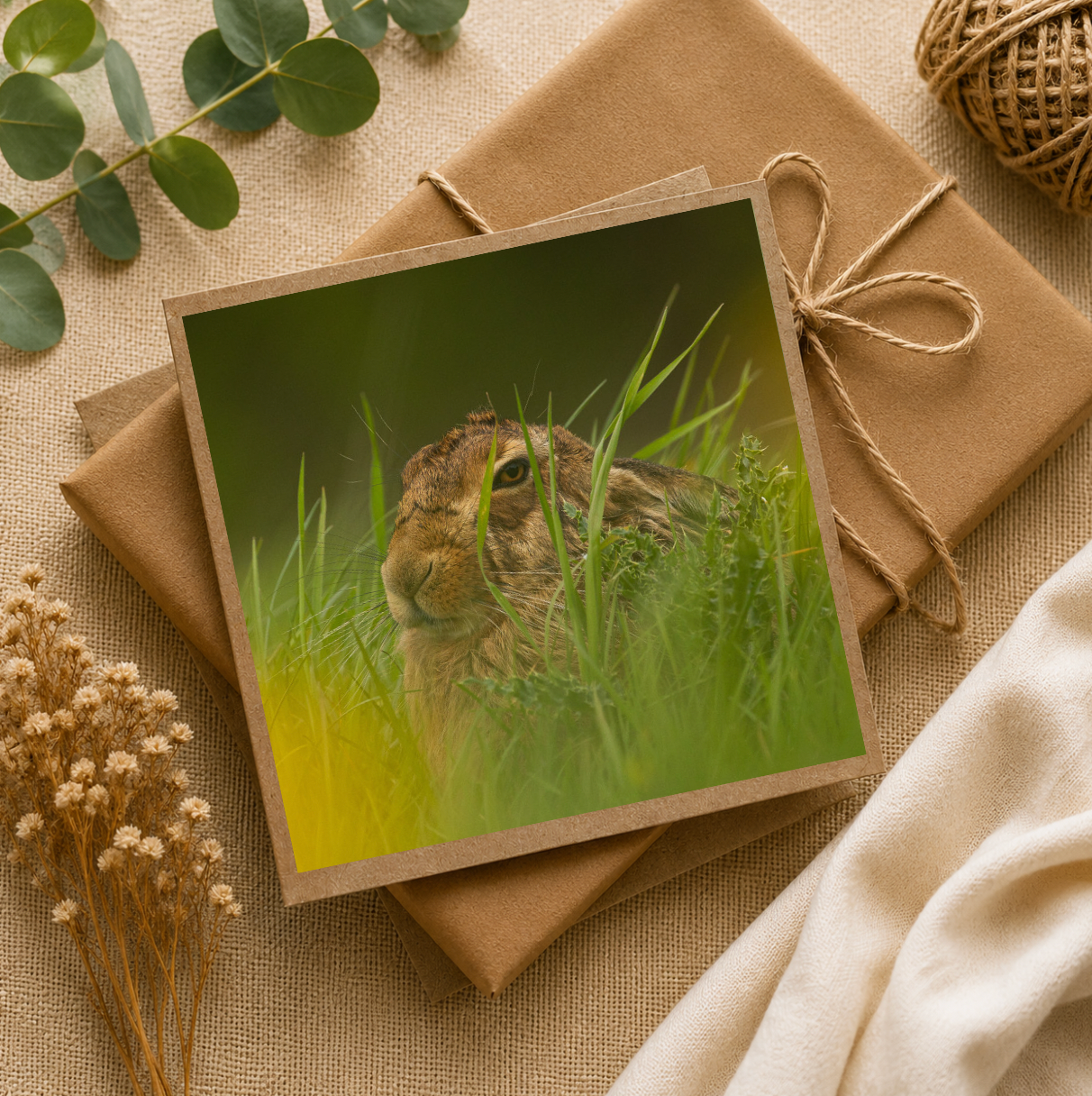 Sleepy Brown Hare