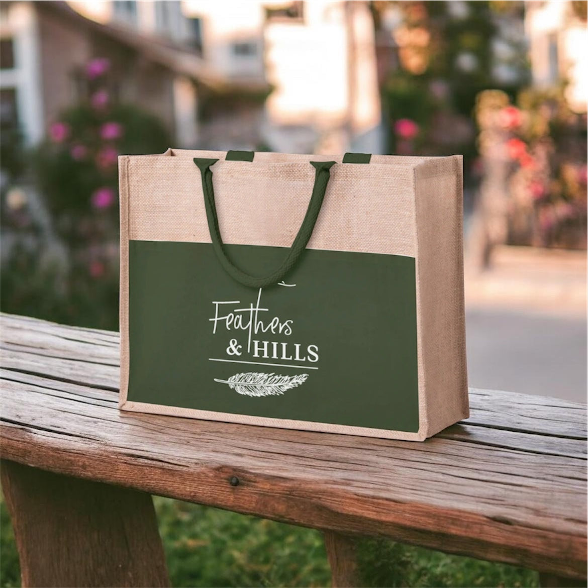 F & H Jute Bag